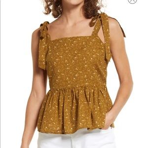 NWT Madewell Rosalie Tie Strap Top * MOVING SALE